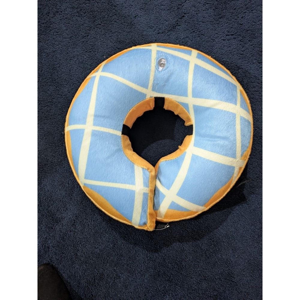 Inflatable Collar Soft Pet Recovery Collar‎ Wound Healing Cute Donut Adjustabl